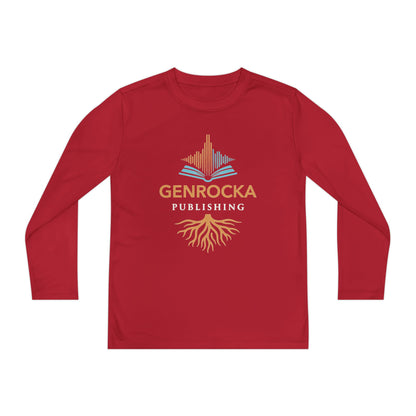 GenRocka Youth Long Sleeve Tee – Roots & Wave Logo Performance Shirt