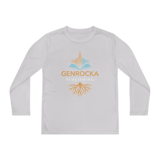 GenRocka Youth Long Sleeve Tee – Roots & Wave Logo Performance Shirt