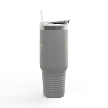40oz Insulated Tumbler with Handle — Stainless Steel Travel Mug, Teacher Appreciation Gift