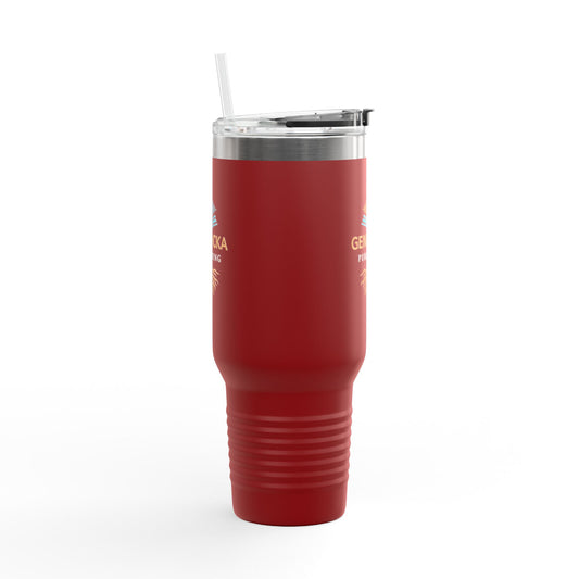 40oz Insulated Tumbler with Handle — Stainless Steel Travel Mug, Teacher Appreciation Gift