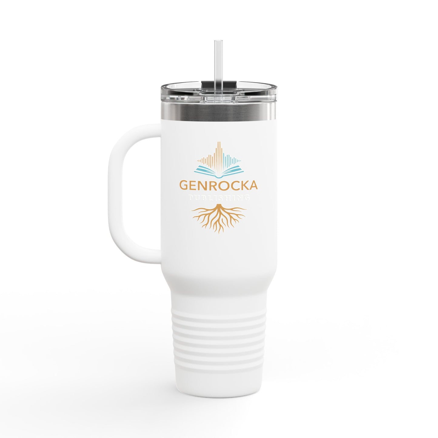 40oz Insulated Tumbler with Handle — Stainless Steel Travel Mug, Teacher Appreciation Gift