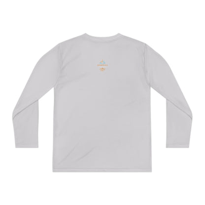 GenRocka Youth Long Sleeve Tee – Roots & Wave Logo Performance Shirt