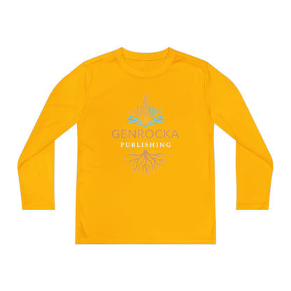 GenRocka Youth Long Sleeve Tee – Roots & Wave Logo Performance Shirt
