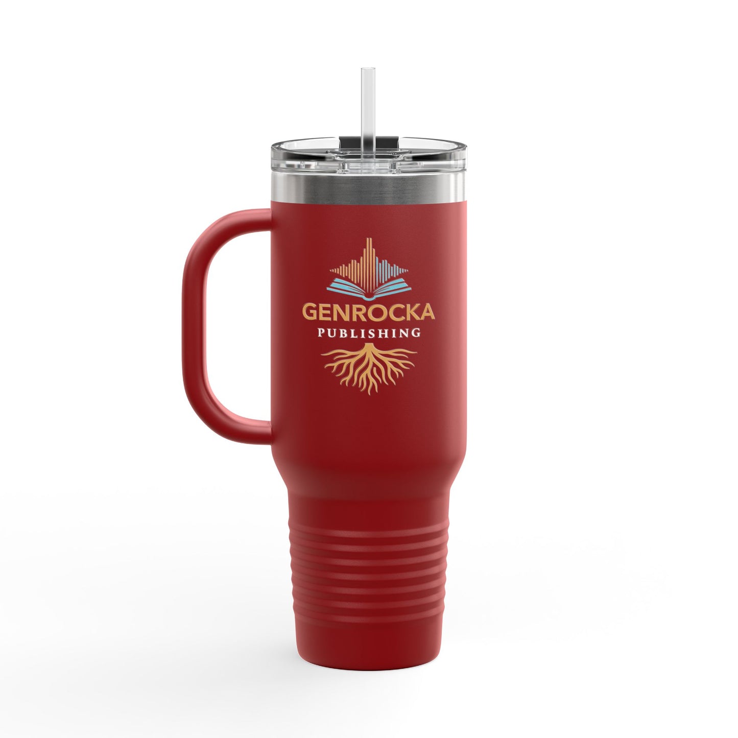 40oz Insulated Tumbler with Handle — Stainless Steel Travel Mug, Teacher Appreciation Gift