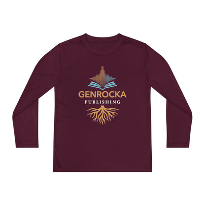 GenRocka Youth Long Sleeve Tee – Roots & Wave Logo Performance Shirt