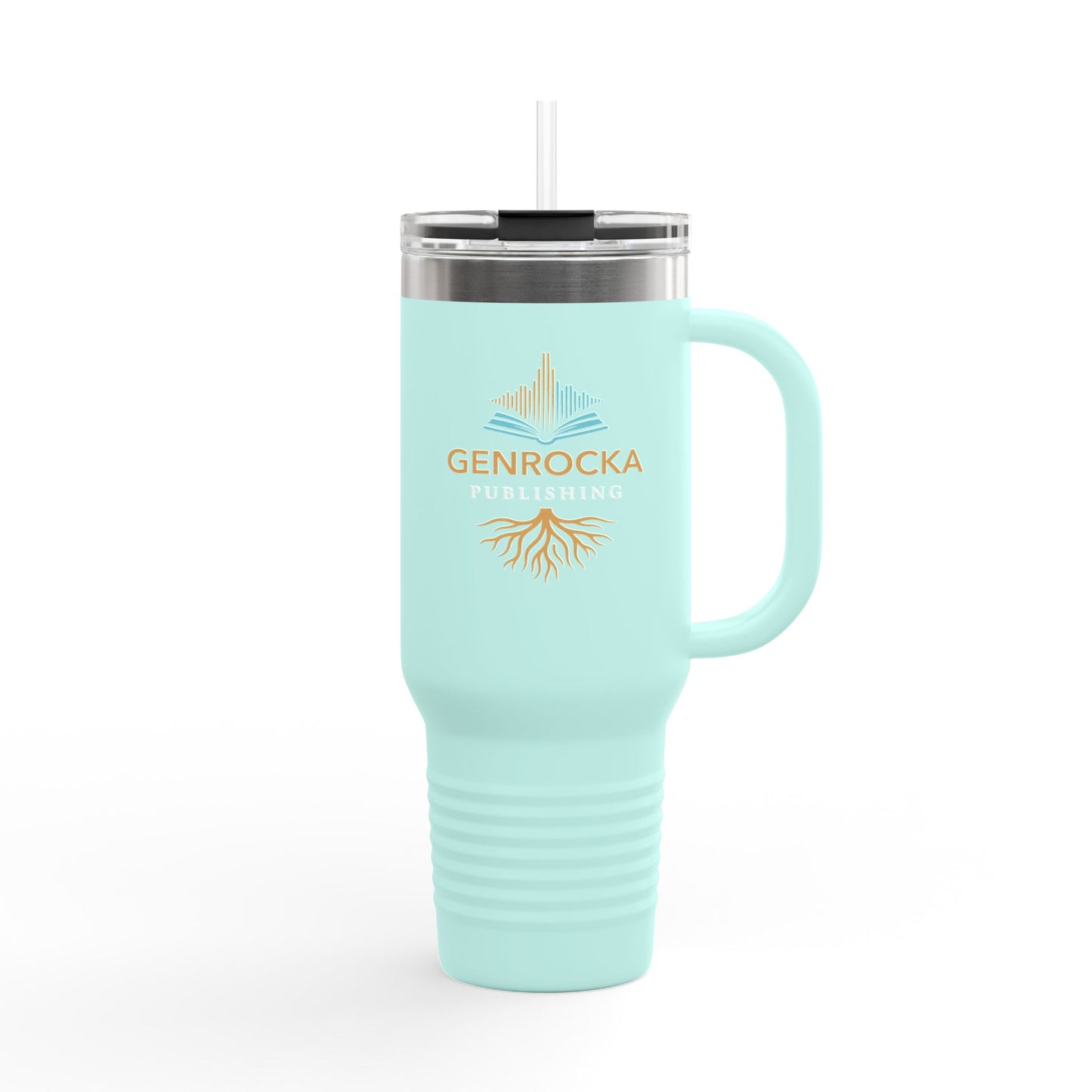 40oz Insulated Tumbler with Handle — Stainless Steel Travel Mug, Teacher Appreciation Gift