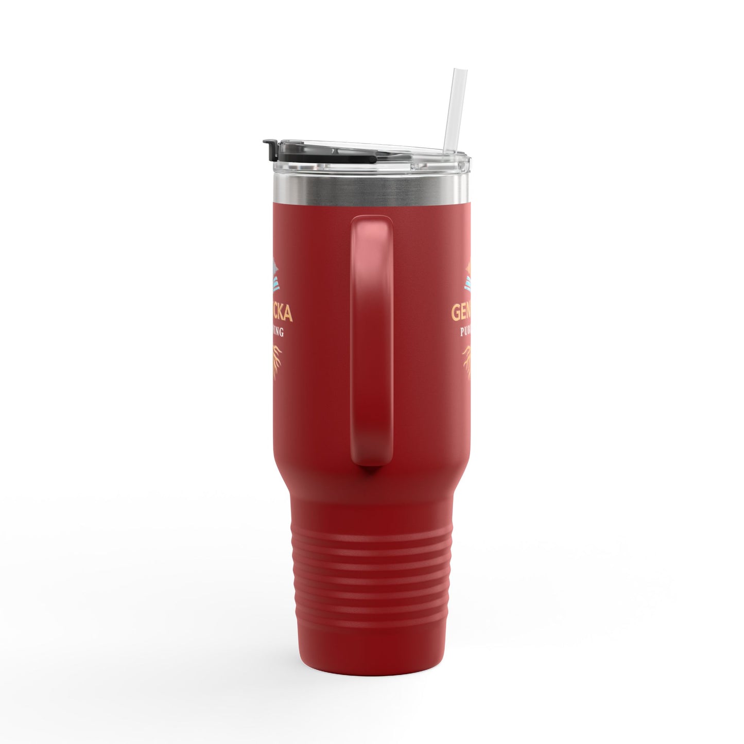 40oz Insulated Tumbler with Handle — Stainless Steel Travel Mug, Teacher Appreciation Gift