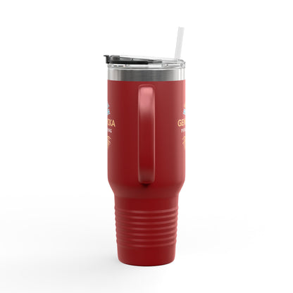 40oz Insulated Tumbler with Handle — Stainless Steel Travel Mug, Teacher Appreciation Gift