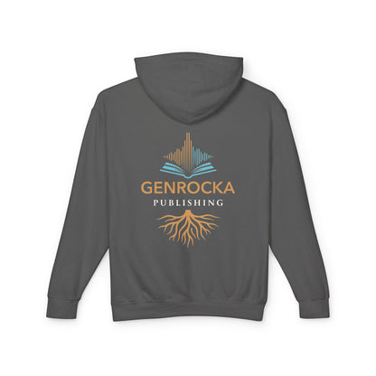 Genrocka Roots Hoodie — Lightweight Cream Hooded Sweatshirt