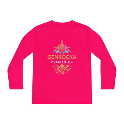 GenRocka Youth Long Sleeve Tee – Roots & Wave Logo Performance Shirt