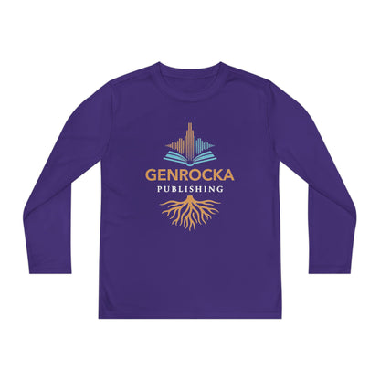 GenRocka Youth Long Sleeve Tee – Roots & Wave Logo Performance Shirt
