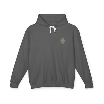 Genrocka Roots Hoodie — Lightweight Cream Hooded Sweatshirt