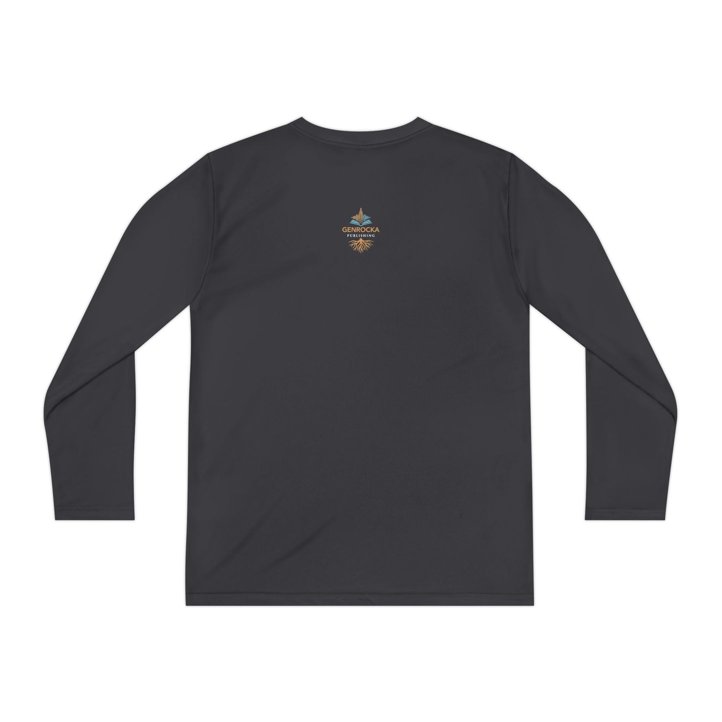 GenRocka Youth Long Sleeve Tee – Roots & Wave Logo Performance Shirt