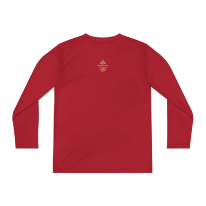 GenRocka Youth Long Sleeve Tee – Roots & Wave Logo Performance Shirt