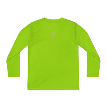 GenRocka Youth Long Sleeve Tee – Roots & Wave Logo Performance Shirt