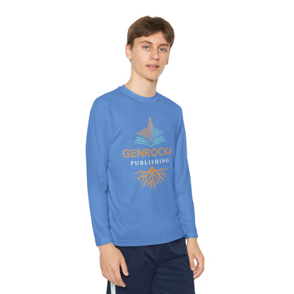 GenRocka Youth Long Sleeve Tee – Roots & Wave Logo Performance Shirt