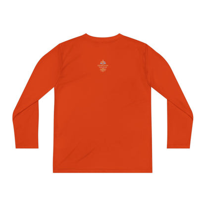 GenRocka Youth Long Sleeve Tee – Roots & Wave Logo Performance Shirt
