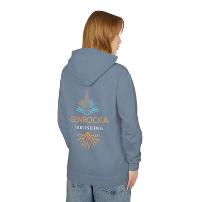 Genrocka Roots Hoodie — Lightweight Cream Hooded Sweatshirt