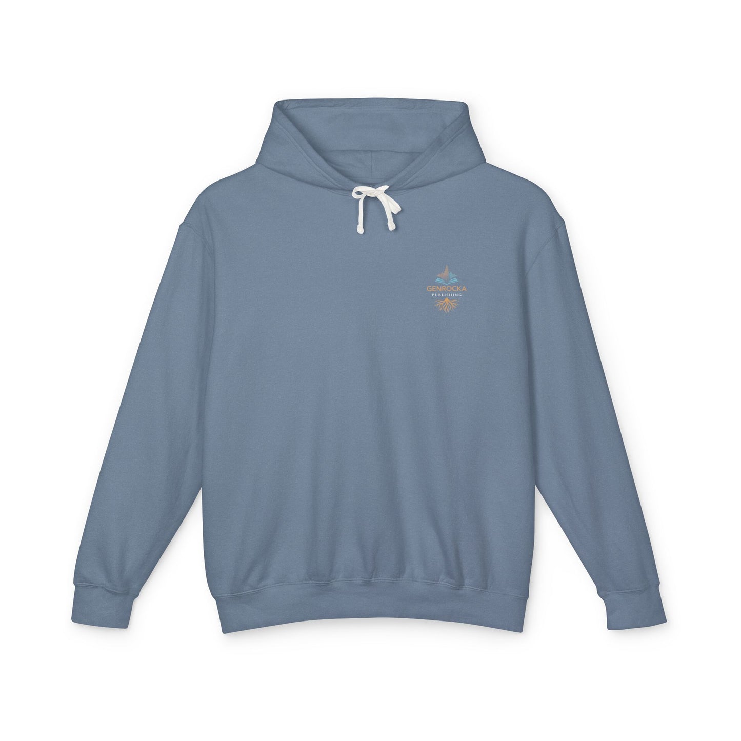 Genrocka Roots Hoodie — Lightweight Cream Hooded Sweatshirt