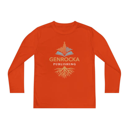 GenRocka Youth Long Sleeve Tee – Roots & Wave Logo Performance Shirt