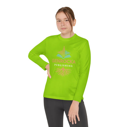 GenRocka Youth Long Sleeve Tee – Roots & Wave Logo Performance Shirt