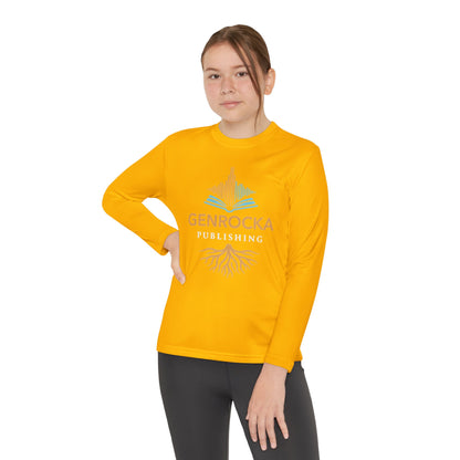 GenRocka Youth Long Sleeve Tee – Roots & Wave Logo Performance Shirt