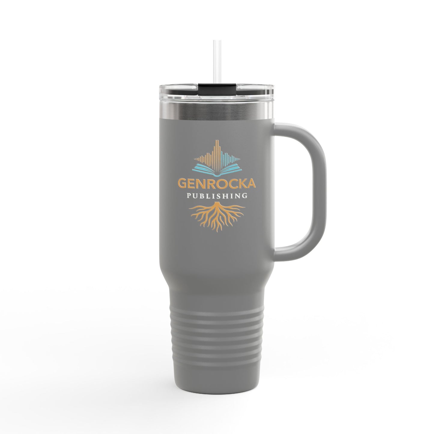 40oz Insulated Tumbler with Handle — Stainless Steel Travel Mug, Teacher Appreciation Gift