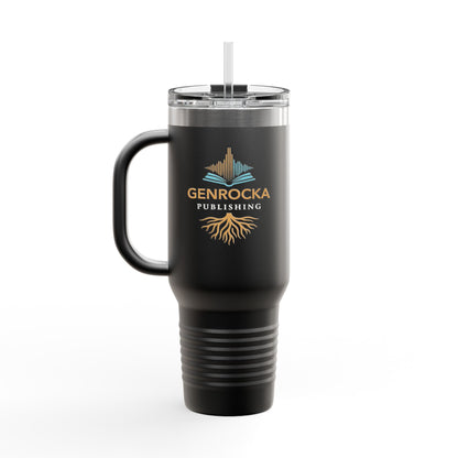 40oz Insulated Tumbler with Handle — Stainless Steel Travel Mug, Teacher Appreciation Gift