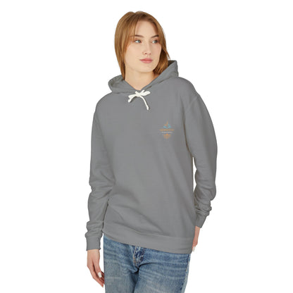 Genrocka Roots Hoodie — Lightweight Cream Hooded Sweatshirt