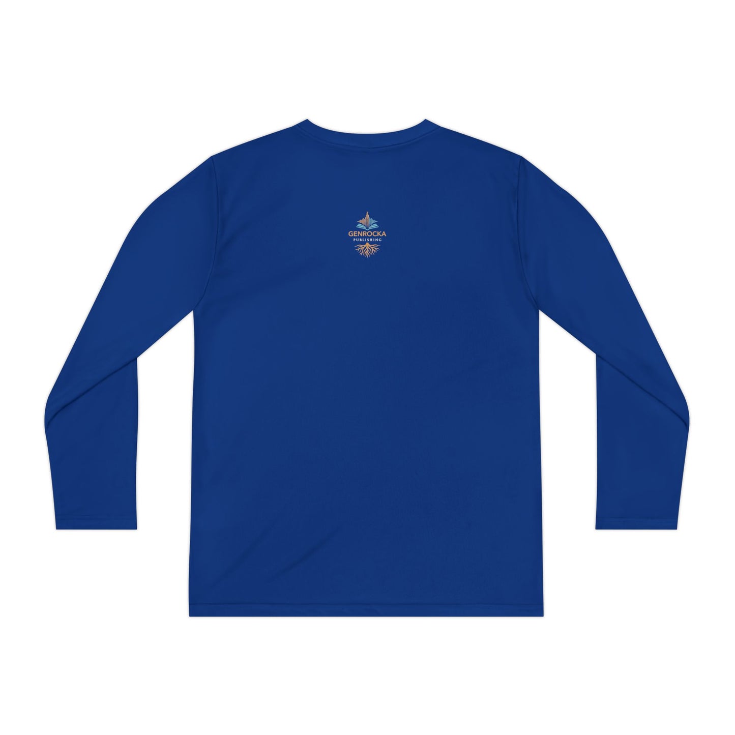 GenRocka Youth Long Sleeve Tee – Roots & Wave Logo Performance Shirt