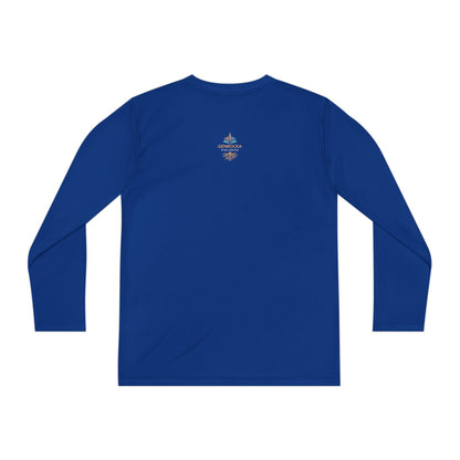 GenRocka Youth Long Sleeve Tee – Roots & Wave Logo Performance Shirt