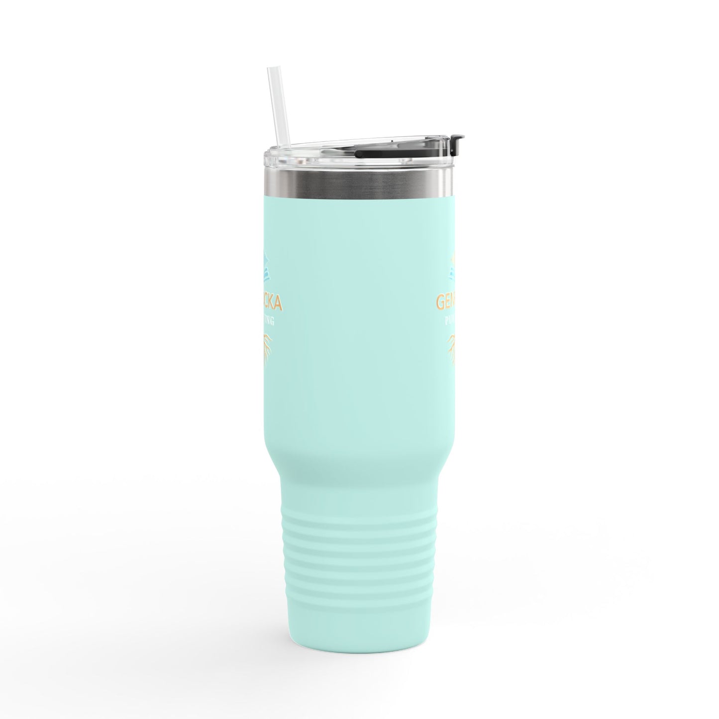 40oz Insulated Tumbler with Handle — Stainless Steel Travel Mug, Teacher Appreciation Gift