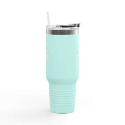 40oz Insulated Tumbler with Handle — Stainless Steel Travel Mug, Teacher Appreciation Gift