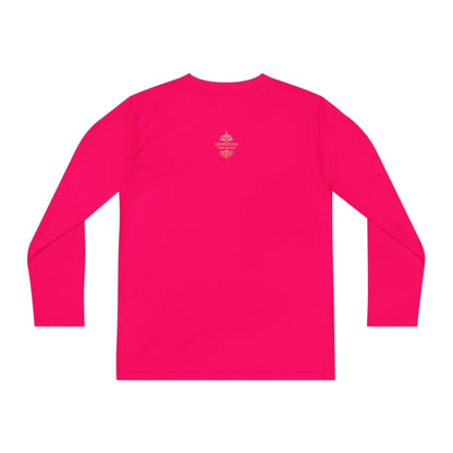GenRocka Youth Long Sleeve Tee – Roots & Wave Logo Performance Shirt