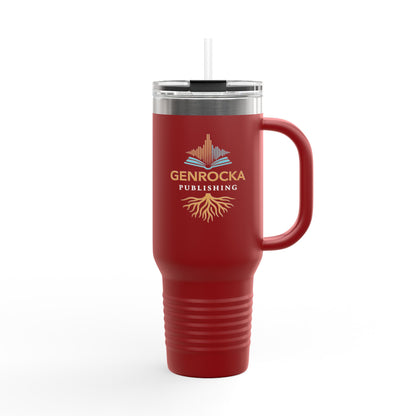 40oz Insulated Tumbler with Handle — Stainless Steel Travel Mug, Teacher Appreciation Gift