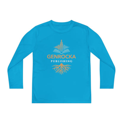 GenRocka Youth Long Sleeve Tee – Roots & Wave Logo Performance Shirt