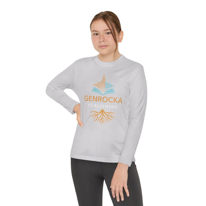 GenRocka Youth Long Sleeve Tee – Roots & Wave Logo Performance Shirt