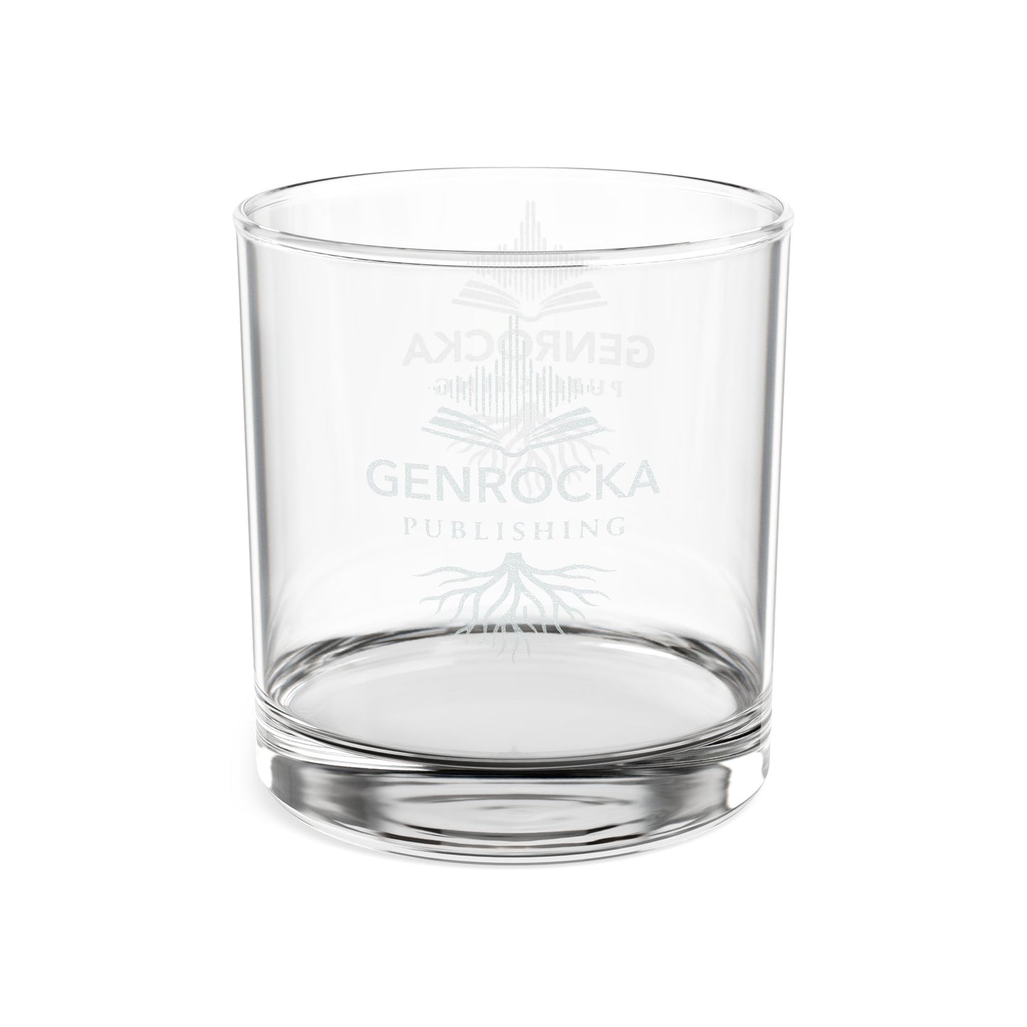 Engraved Whiskey Glass 10.5 oz — Personalized Rocks Glass with Subtle Logo Etching