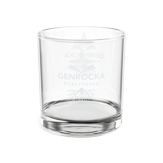 Engraved Whiskey Glass 10.5 oz — Personalized Rocks Glass with Subtle Logo Etching