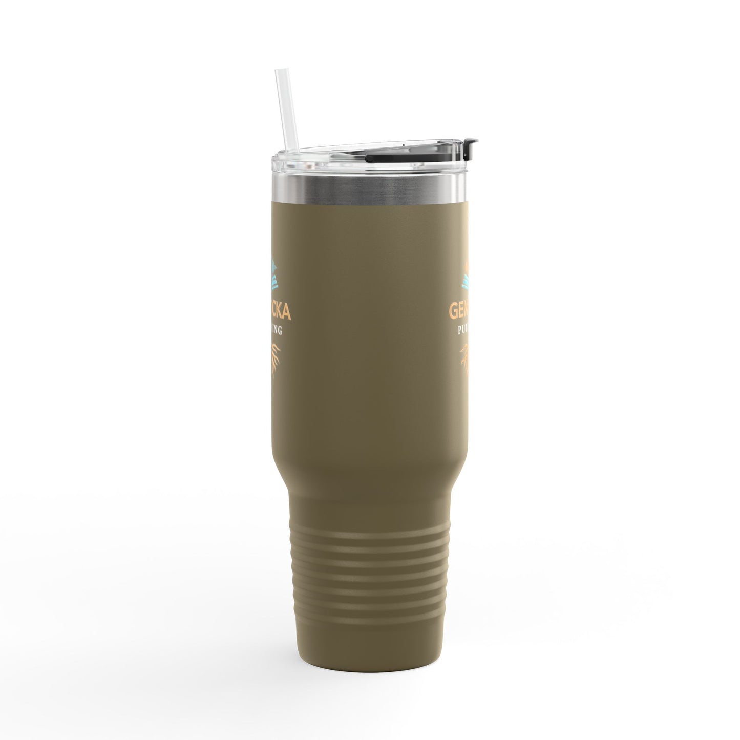 40oz Insulated Tumbler with Handle — Stainless Steel Travel Mug, Teacher Appreciation Gift