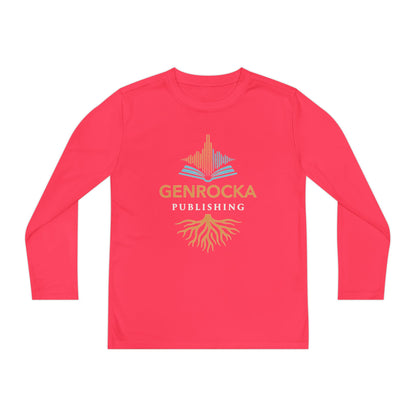 GenRocka Youth Long Sleeve Tee – Roots & Wave Logo Performance Shirt