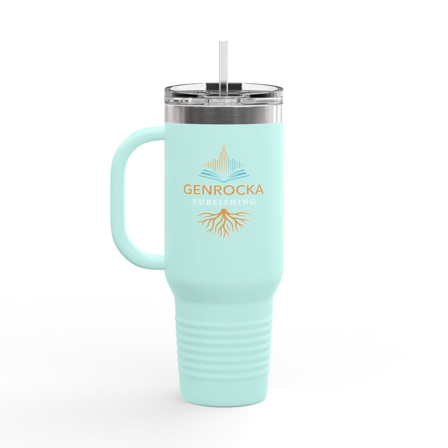 40oz Insulated Tumbler with Handle — Stainless Steel Travel Mug, Teacher Appreciation Gift
