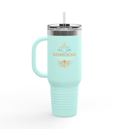 40oz Insulated Tumbler with Handle — Stainless Steel Travel Mug, Teacher Appreciation Gift