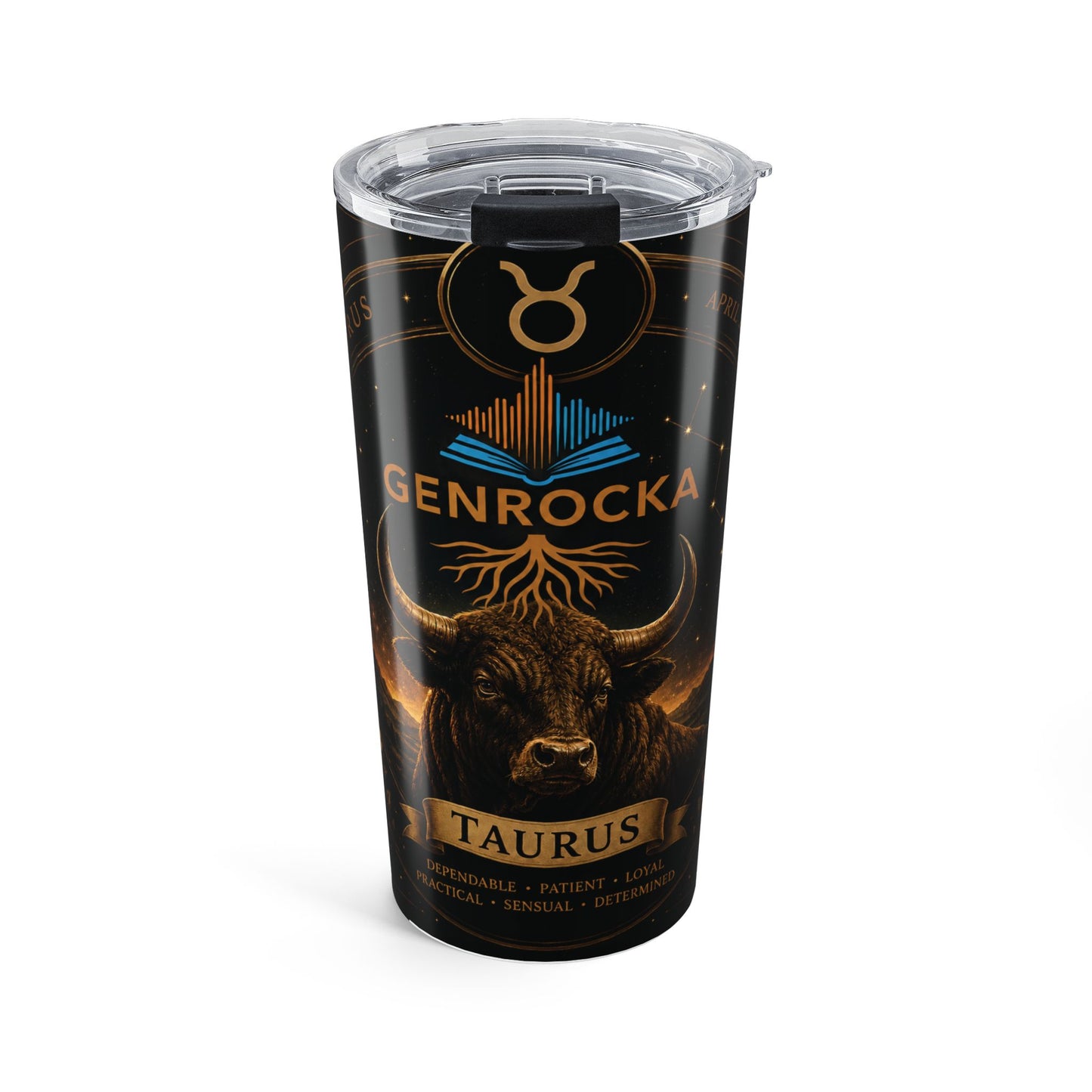 Taurus Zodiac Tumbler 20oz — GenRocka Astrological Travel Mug