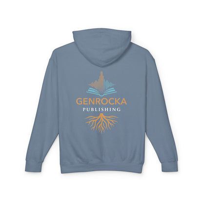 Genrocka Roots Hoodie — Lightweight Cream Hooded Sweatshirt
