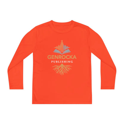 GenRocka Youth Long Sleeve Tee – Roots & Wave Logo Performance Shirt