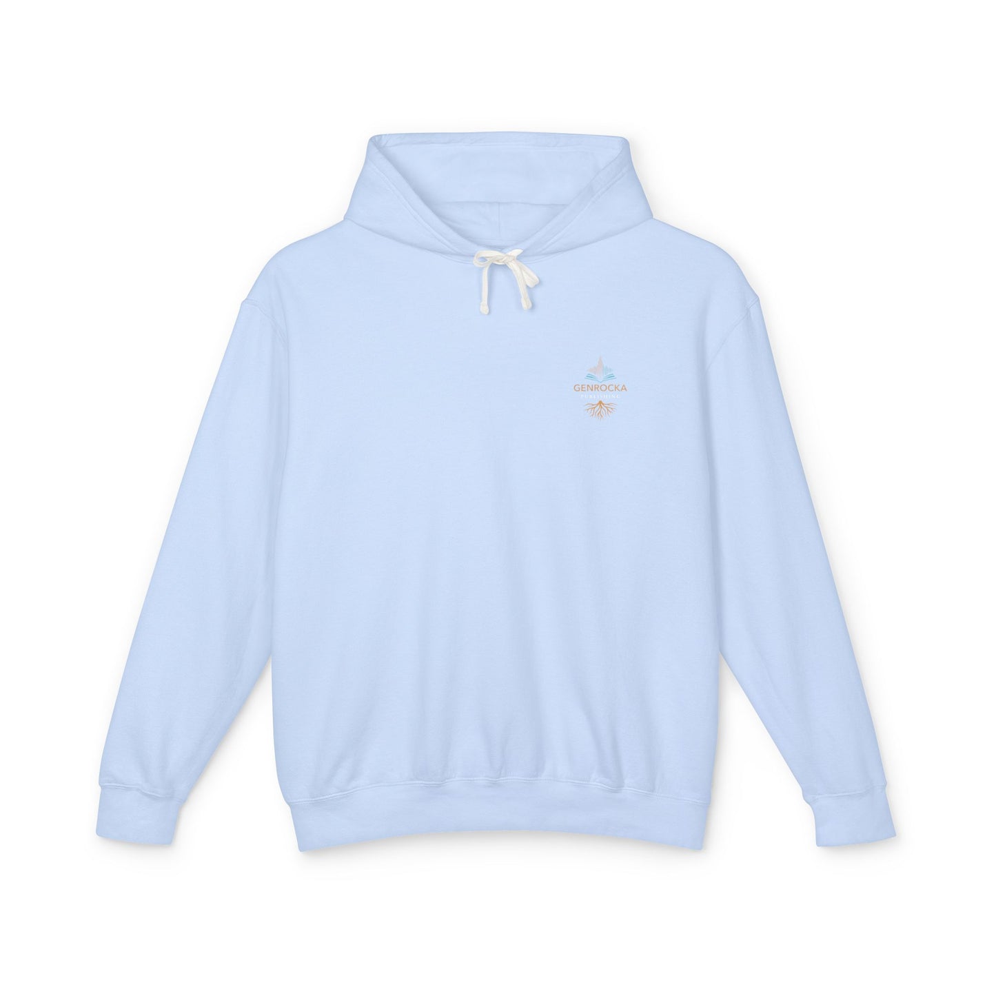 Genrocka Roots Hoodie — Lightweight Cream Hooded Sweatshirt