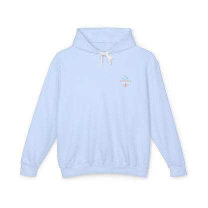 Genrocka Roots Hoodie — Lightweight Cream Hooded Sweatshirt