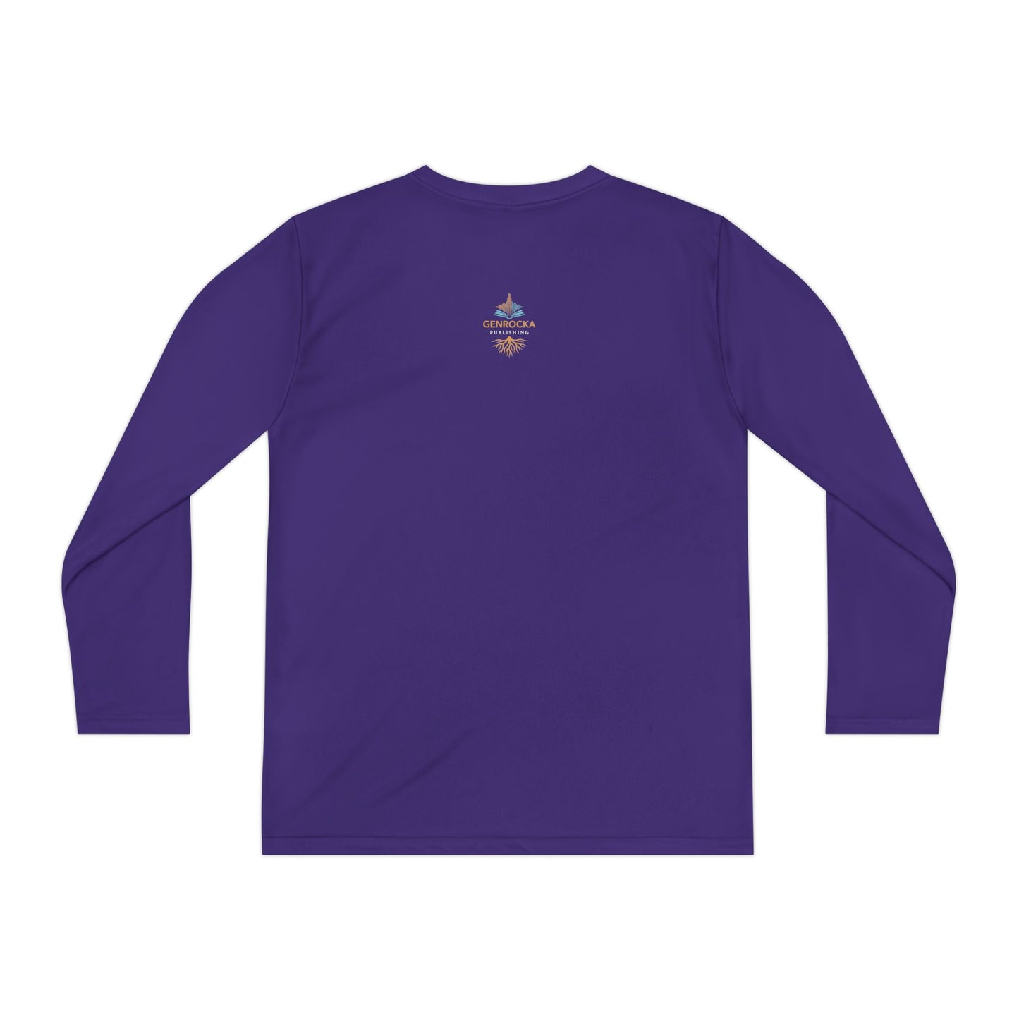 GenRocka Youth Long Sleeve Tee – Roots & Wave Logo Performance Shirt