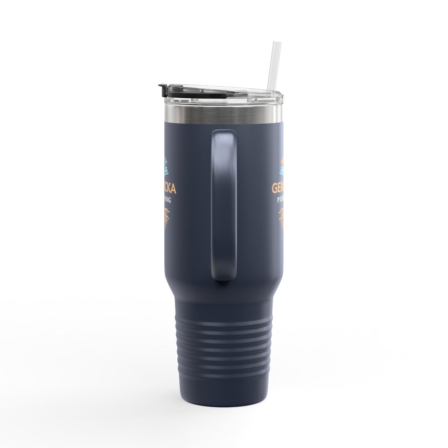 40oz Insulated Tumbler with Handle — Stainless Steel Travel Mug, Teacher Appreciation Gift